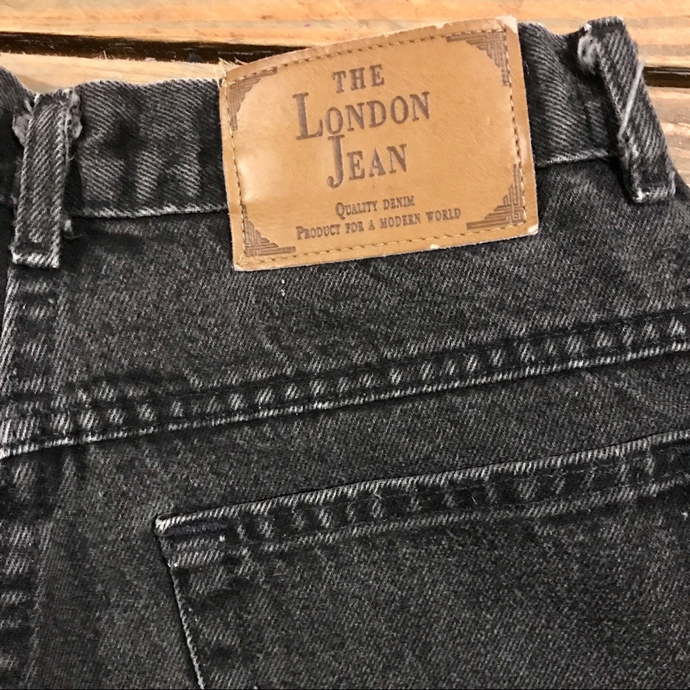 Vintage London Jeans, Moda Intl, black size 4.